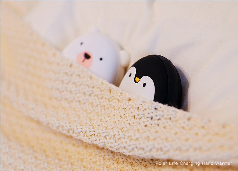 Cute Cartoon Penguin Polar Bear Electric Hand Warmers USB Rechargeable Double-Side Heating Pocket Power Bank Warmer Cute Cartoon Penguin Polar Bear Electric Hand Warmers USB Rechargeable Double-Side Heating Pocket Power Bank Warmer